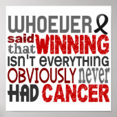 Wer Hautkrebs gesagt hat Poster (Vorne)