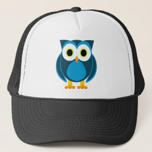 Wer? Herr Owl Cartoon Truckerkappe