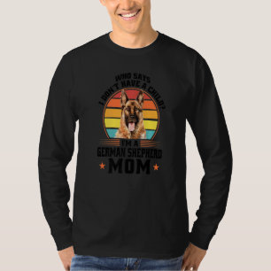 Wer ich bin Hundebesitzer der deutschen Schäferhun T-Shirt