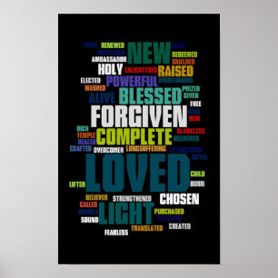 Wer ich bin in Christ Poster? Poster