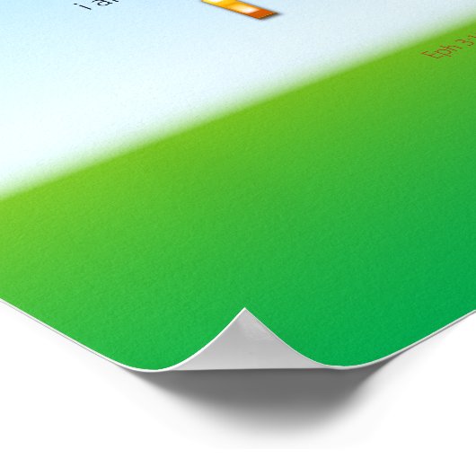 Wer ich bin in Christus? Poster (Ecke)