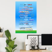 Wer ich bin in Christus? Poster (Heimbüro)