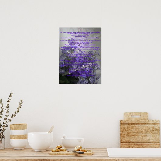 Wer ich bin poster (Küche)