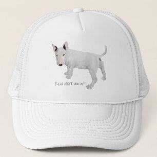 Wer, ich?  Bull Terrier Welpe Truckerkappe