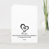 Wer ich? feiertagskarte (Rückseite)