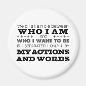 Wer ich grau bin magnet (Vorne)