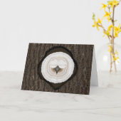 Wer ich Grußkarte Karte (Gelbe Blume)