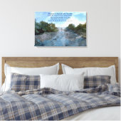 Wer ich heute bin Inspiration Leinwanddruck (Insitu (Schlafzimmer))