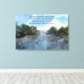 Wer ich heute bin Inspiration Leinwanddruck (Insitu (Holzboden))