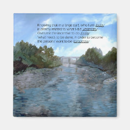 Wer ich heute bin Inspiration Magnet