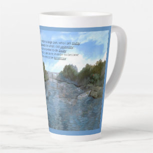 Wer ich heute bin Inspiration Milchtasse