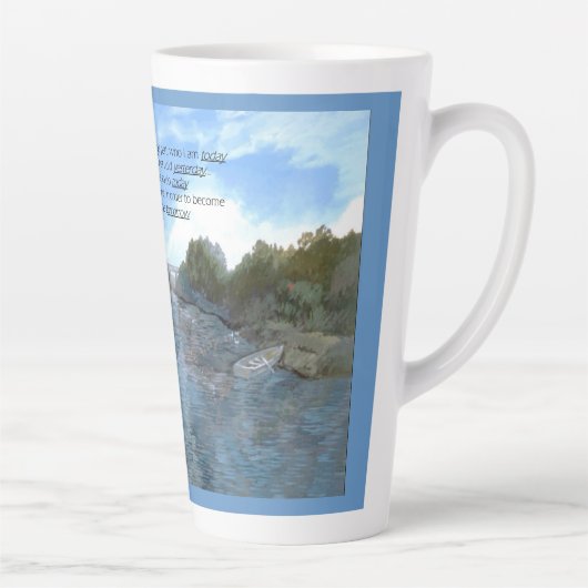 Wer ich heute bin Inspiration Milchtasse (Rechts)