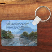 Wer ich heute bin Inspiration Schlüsselanhänger (Vorderseite)