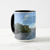 Wer ich heute bin Inspiration Tasse (Vorderseite Links)