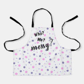 Wer? Ich? Junge? Polka Dot Children's Schürze (Vorderseite)