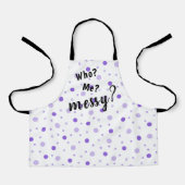 Wer? Ich? Junge? Polka Dot Children's Schürze (Vorderseite)