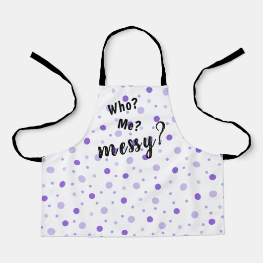 Wer? Ich? Junge? Polka Dot Children's Schürze (Vorderseite)