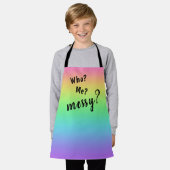 Wer? Ich? Junge? Rainbow Children's Schürze (Getragen)