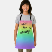 Wer? Ich? Junge? Rainbow Children's Schürze (Insitu)