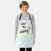 Wer? Ich? Junge? Rainbow Dots KinderSchürze Schürze (Getragen)