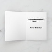 Wer, ich? karte (Innenseite)