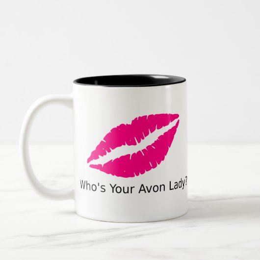 Wer Ihre Avon-Dame Lips ist Zweifarbige Tasse (Links)