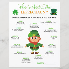 Wer ist am meisten wie ein Leprechaun-Spiel