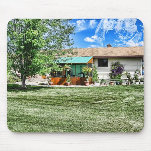 Wer ist auf Erde? Mousepad (Vorne)