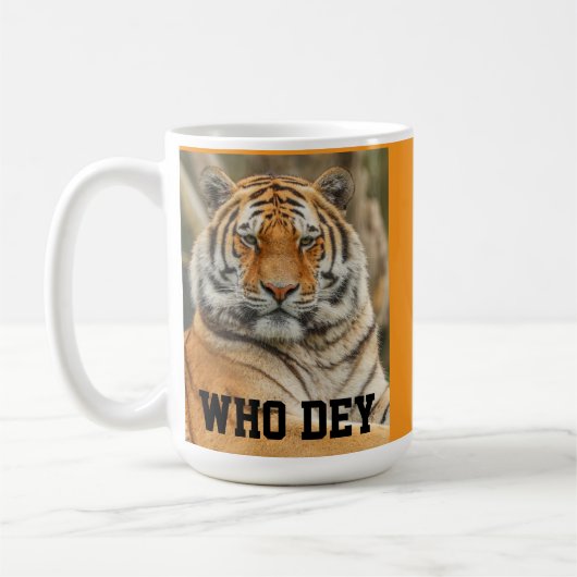WER IST BENGAL-TIGER-KAFFEETASSE KAFFEETASSE (Links)