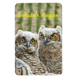 Wer ist da? Paar von Owells Scottsdale, Arizona Magnet