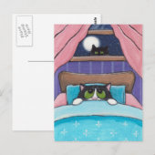 Wer ist da? Postkarte (Vorne/Hinten)