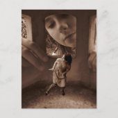 Wer ist da? postkarte (Vorderseite)