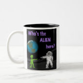 Wer ist das alien hier? Tasse (Links)