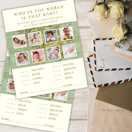 Wer ist das Baby Ratet das Baby Foto Game?