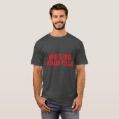 Wer-ist-das Capaldi-Typ Mädchen Mädchen T-Shirt (Vorne ganz)