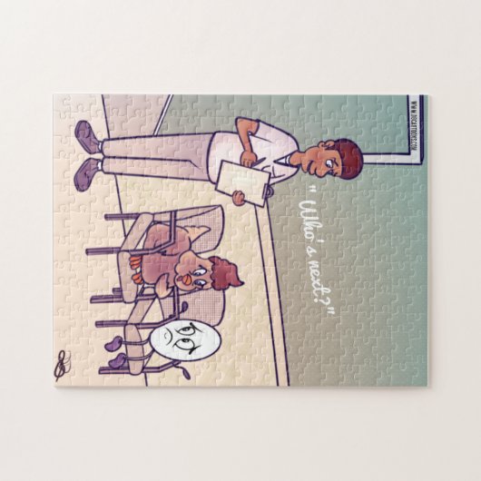 Wer ist das nächste JIgsaw-Rätsel? Puzzle (Horizontal)