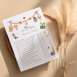 Wer ist das Reel Experte Fishing Baby Shower Game?