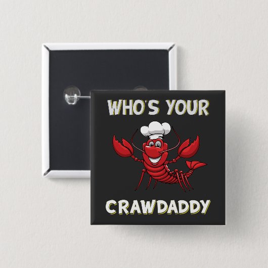 Wer ist dein Crawdaddy? Button (Vorne & Hinten)