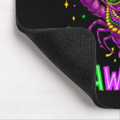 Wer ist dein Crawdaddy Crawfish Beads Mardi Gras K Mousepad (Ecke)