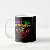 Wer ist dein Crawdaddy Crawfish Jester Beads Funny Kaffeetasse (Links)