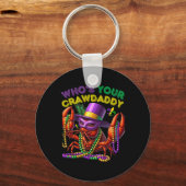 Wer ist dein Crawdaddy Crawfish Jester Perlen Lust Schlüsselanhänger (Vorderseite)