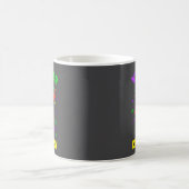 Wer ist dein Crawdaddy Crawfish Narr Perlen Lustig Kaffeetasse (Mittel)