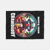 Wer ist dein Crawdaddy Funny Crawfish Boil Mardi G Fleecedecke (Vorderseite (Horizontal))