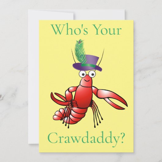 Wer ist dein Crawdaddy? Thunder_Cove Einladung (Vorderseite)