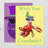 Wer ist dein Crawdaddy? Thunder_Cove Einladung (Vorne/Hinten)