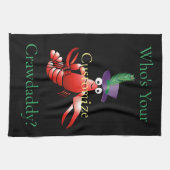 Wer ist dein Crawdaddy? Thunder_Cove Geschirrtuch (Horizontal)