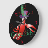 Wer ist dein Crawdaddy? Thunder_Cove Große Wanduhr (Winkel)
