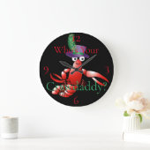 Wer ist dein Crawdaddy? Thunder_Cove Große Wanduhr (Zuhause)