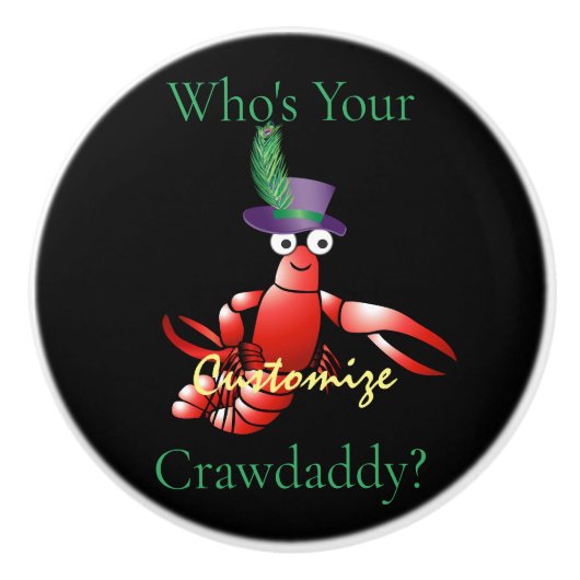 Wer ist dein Crawdaddy? Thunder_Cove Keramikknauf (Vorderseite)