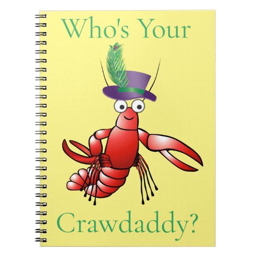 Wer ist dein Crawdaddy? Thunder_Cove Notizblock (Vorderseite)